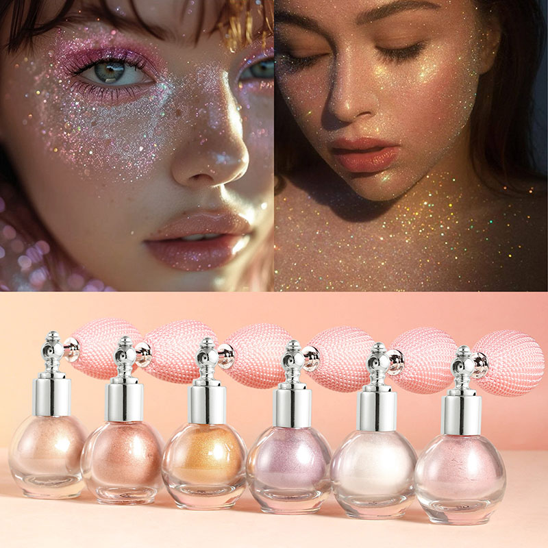 Fenty Beauty Makeup Highlighter - 다이아몬드 고광택 글리터 스프레이 하이라이터 파우더