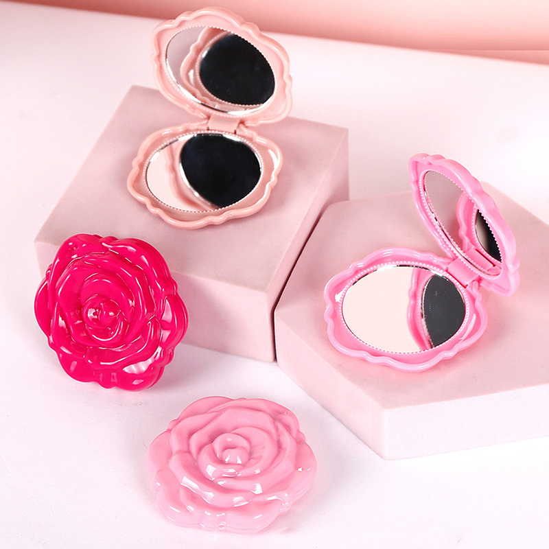 Beauty Rose Makeup - (BF06)1PC 휴대용 레트로 장미 꽃 미니