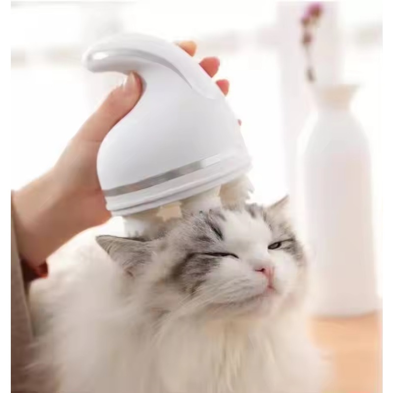 Hair Scalp Massager - 고양이 스마트 자동 실리콘 충전식 전동