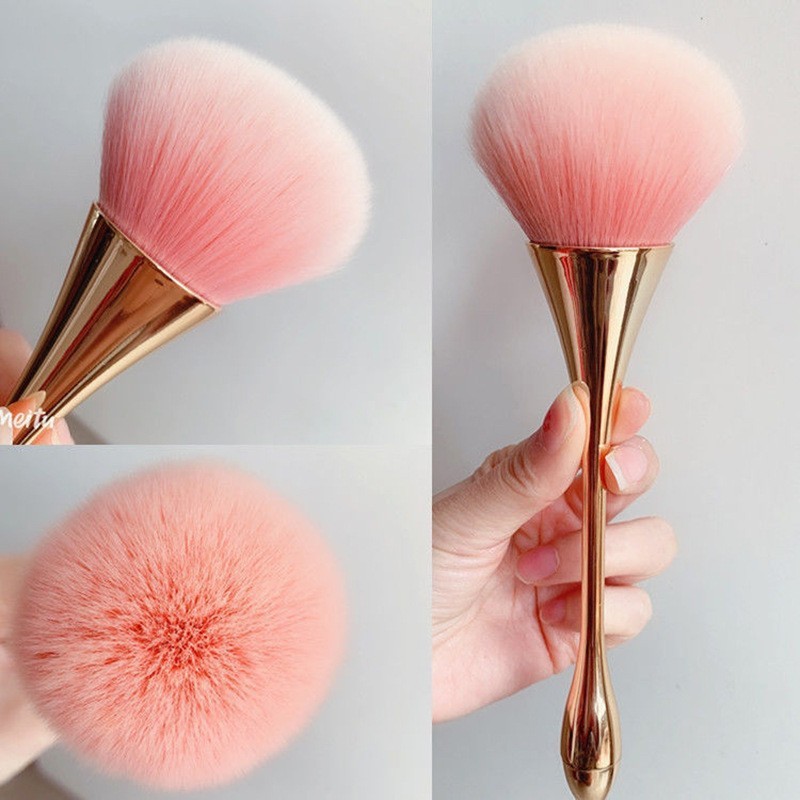 Beauty Rose Makeup - 로즈 골드 파우더 블러쉬 메이크업 브러쉬