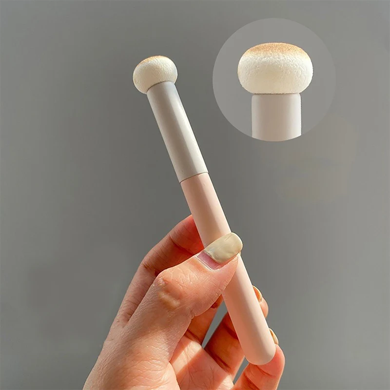 Beauty Makeup Tools Use - 작은 버섯 컨실러 브러시, 스팟 여드름