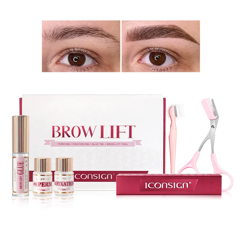 Beauty Makeup Tools Use - ICONSIGN 프로페셔널 눈썹 파마 세트, 눈썹
