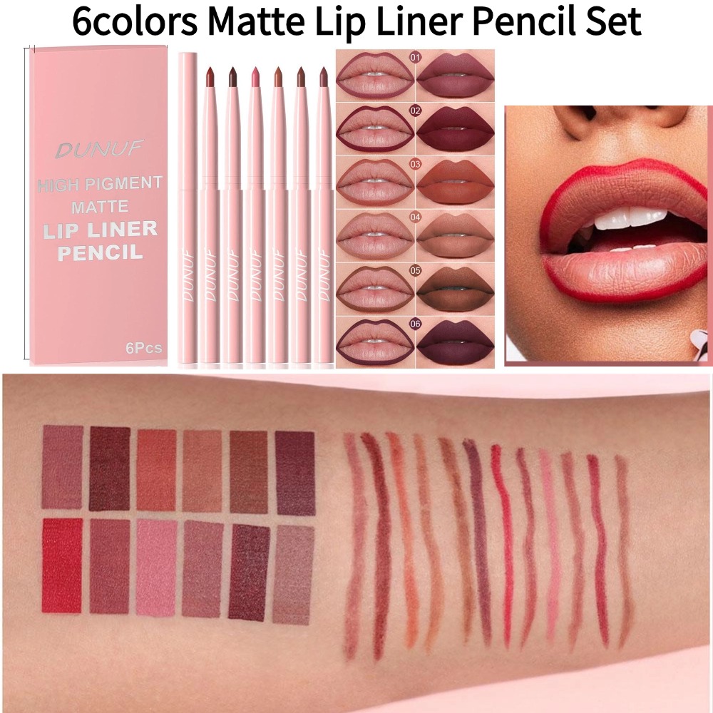 Lip Liner Pencil - 6컬러 벨벳 매트 립 라이너 펜슬