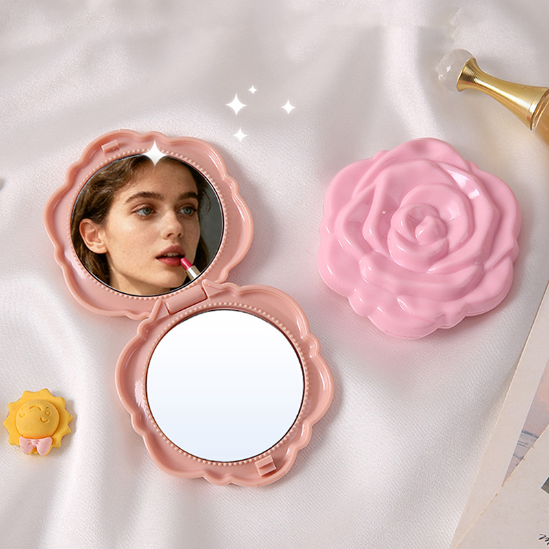 (BF06)1PC 휴대용 레트로 장미 꽃 미니 소형 포 - Beauty Rose Makeup 리뷰 및 가격