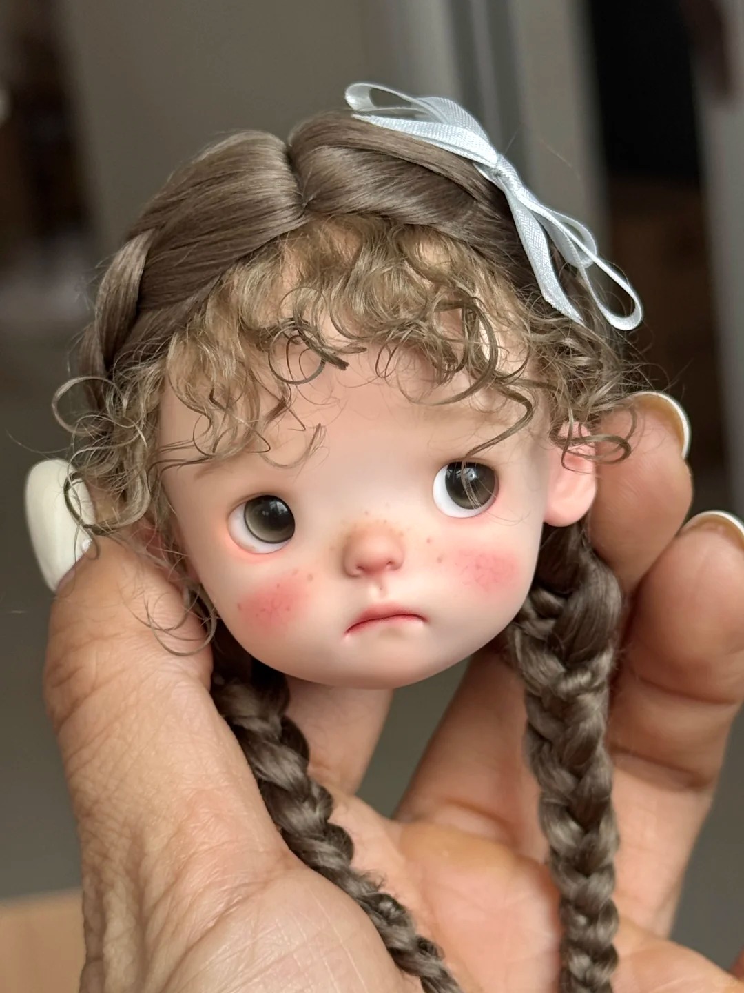 앰버 1/6 SD BJD 인형 샤오파우두두 헤드 귀엽고 - Beauty Makeup Girl 리뷰 및 가격