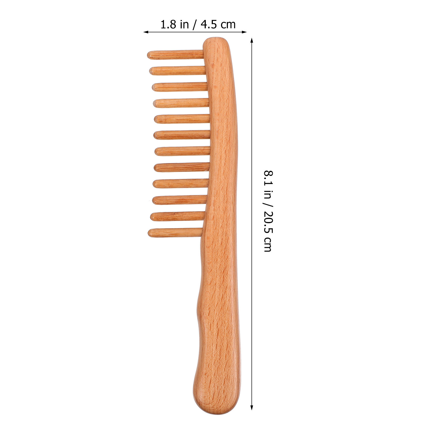 1Pcs 광택 처리된 천연 나무 마사지 빗 편안한 빗질 - Hair Scalp Massager 리뷰 및 가격