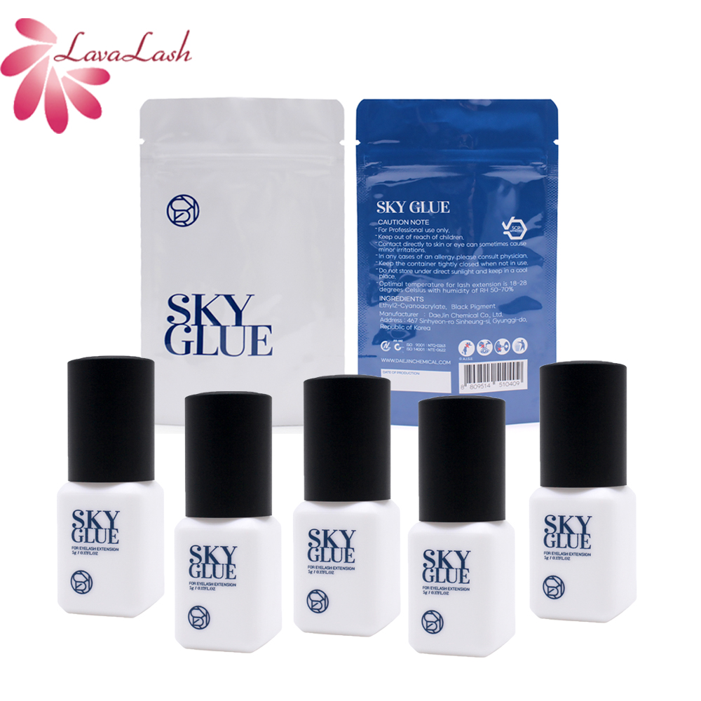 5 병 스카이 접착제 S 플러스 타입 블랙 캡 속눈썹  - Makeup Plus Beauty 리뷰 및 가격
