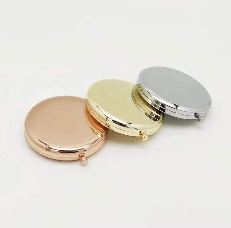 휴대용 메이크업 미러 솔리드 로즈 골드 컬러 메탈 라운 - Beauty Rose Makeup 리뷰 및 가격