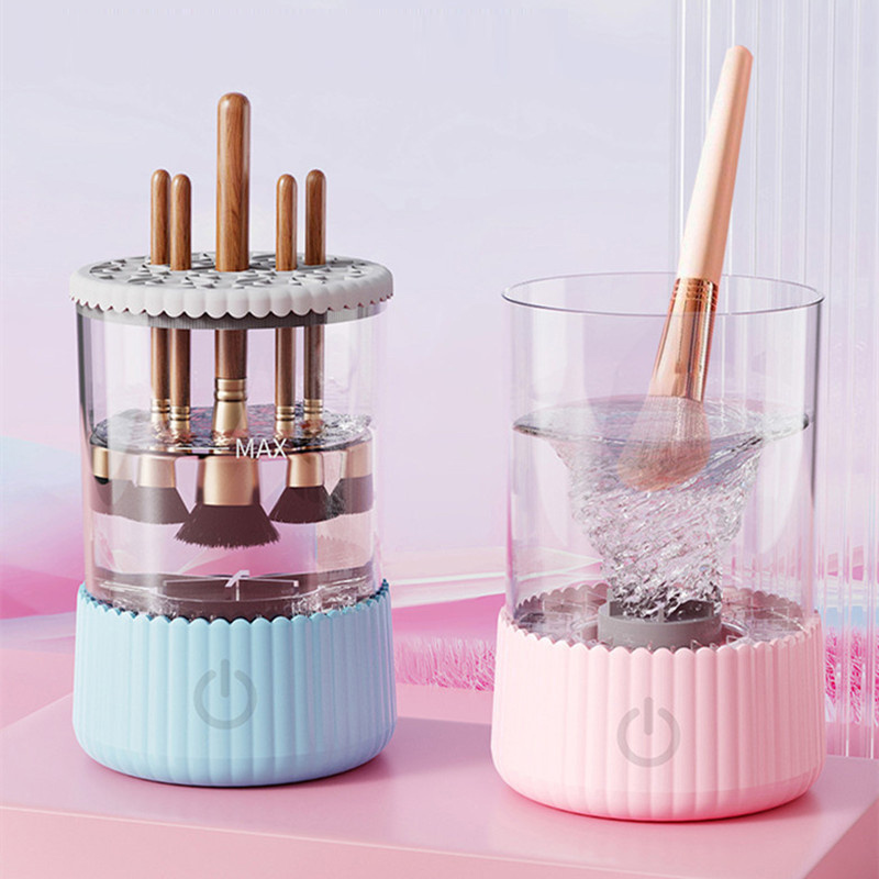 전기 메이크업 브러쉬 클리너, USB 플러그, 회전 청 - Beauty Makeup Tools Use 리뷰 및 가격