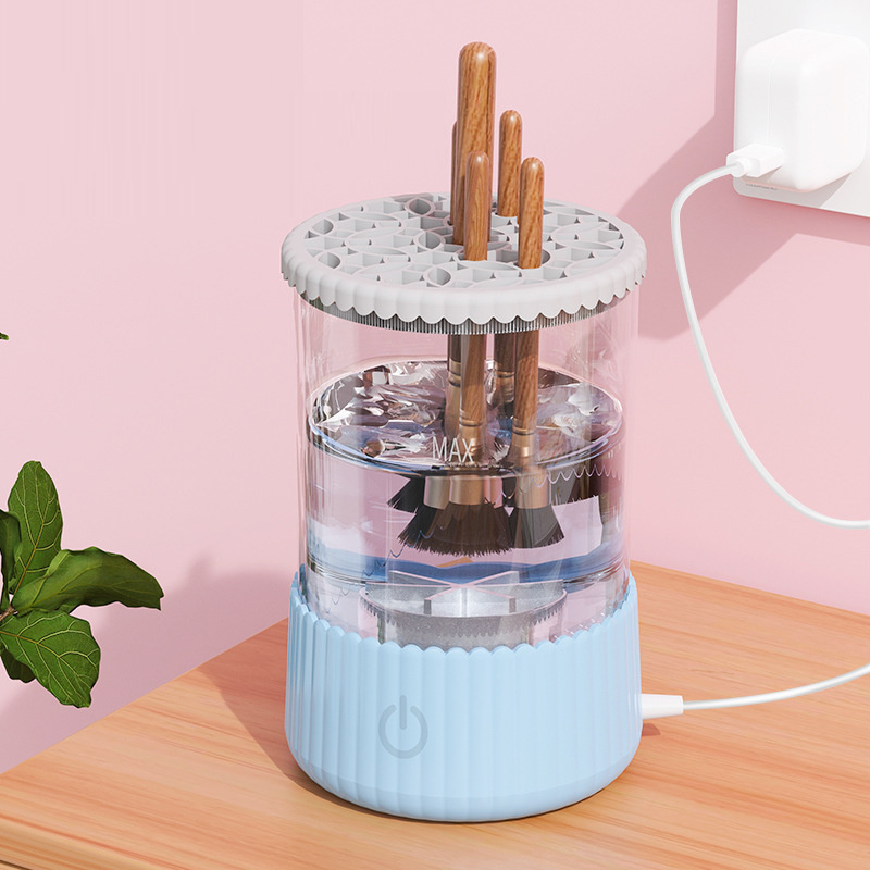 전기 메이크업 브러쉬 클리너, USB 플러그, 회전 청 - Beauty Makeup Tools Use 리뷰 및 가격