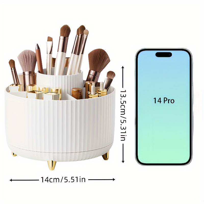 회전식 화장품 데스크탑 정리함 대용량 욕실용 휴대용 립 - Lip Liner Pencil 리뷰 및 가격