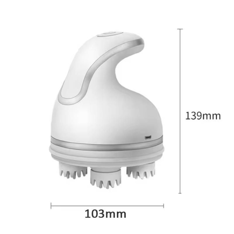 고양이 스마트 자동 실리콘 충전식 전동 머리 마사지기  - Hair Scalp Massager 리뷰 및 가격