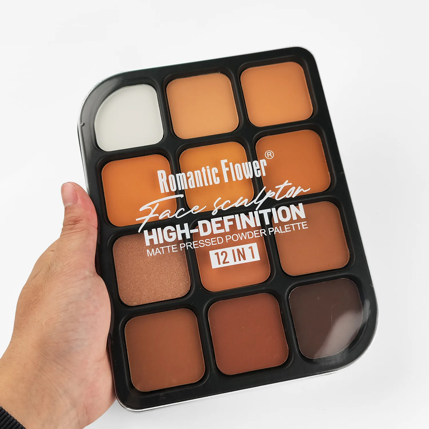 딥 스킨 12색 매트 컨투어 팔레트 - 풀 커버리지 올 - Fenty Beauty Makeup Highlighter 리뷰 및 가격