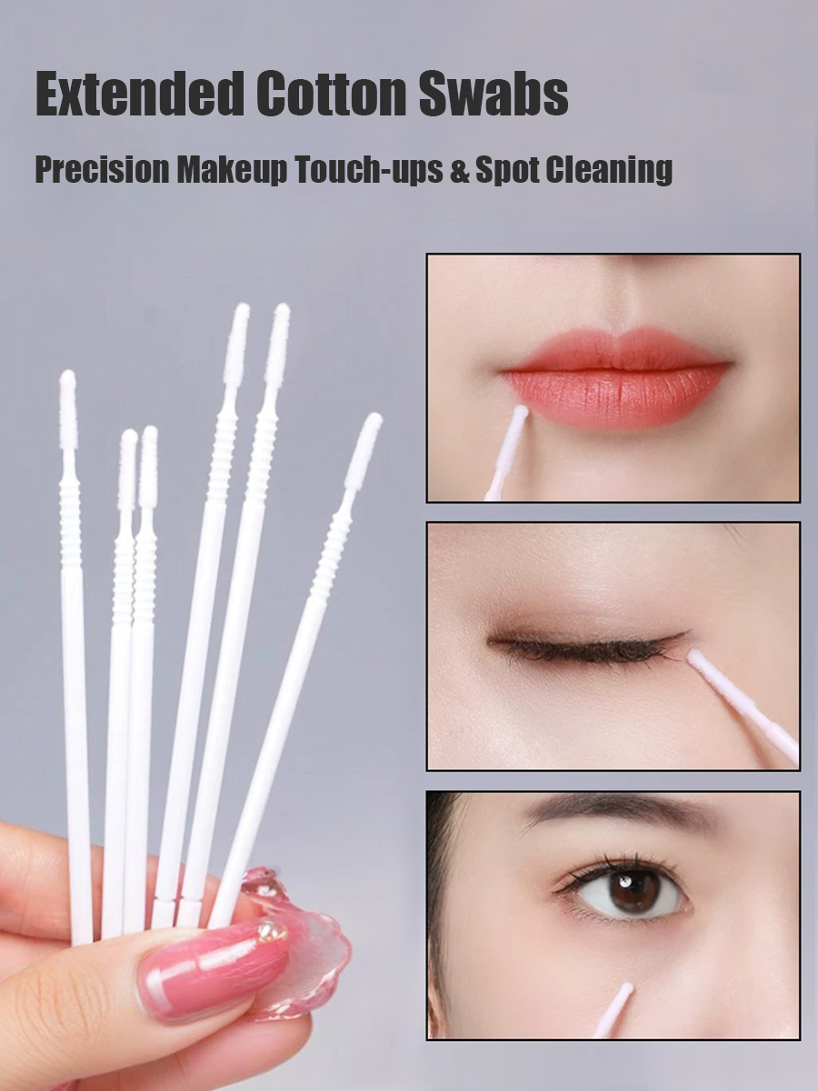 일회용 긴 면봉 속눈썹 연장 마이크로 블레이드 휴대용  - Beauty Makeup Remover 리뷰 및 가격