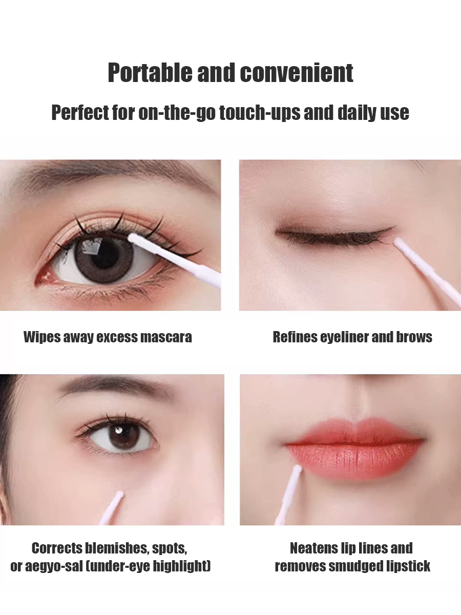 일회용 긴 면봉 속눈썹 연장 마이크로 블레이드 휴대용  - Beauty Makeup Remover 리뷰 및 가격
