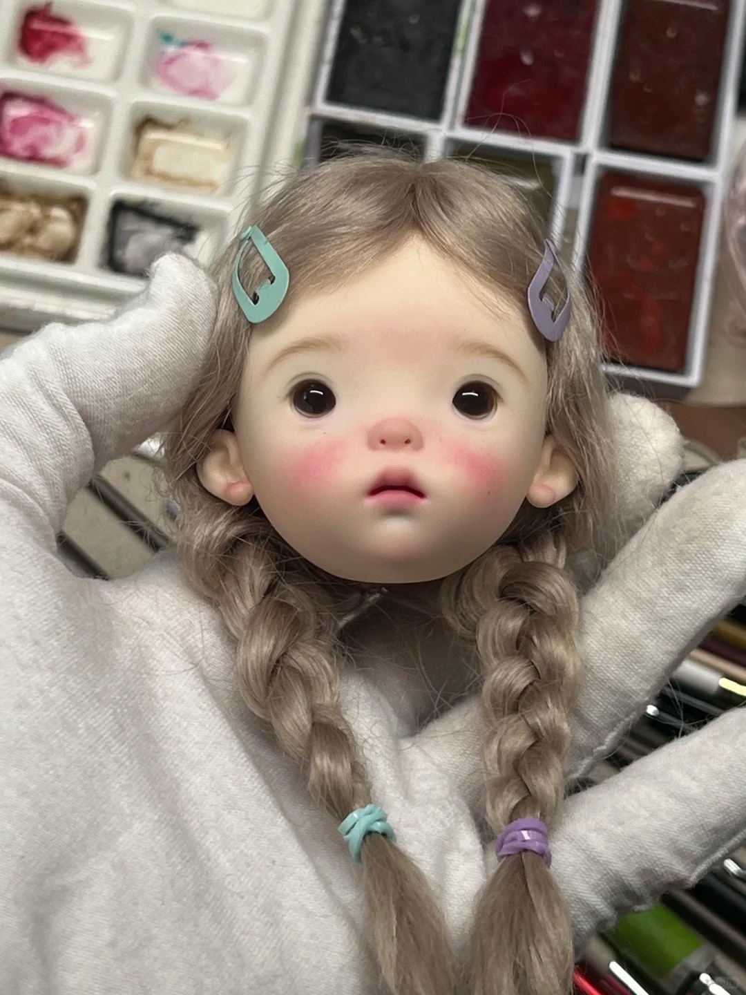 SD BJD 인형 1/6 Landoudou 머리 아름다 - Beauty Makeup Girl 리뷰 및 가격