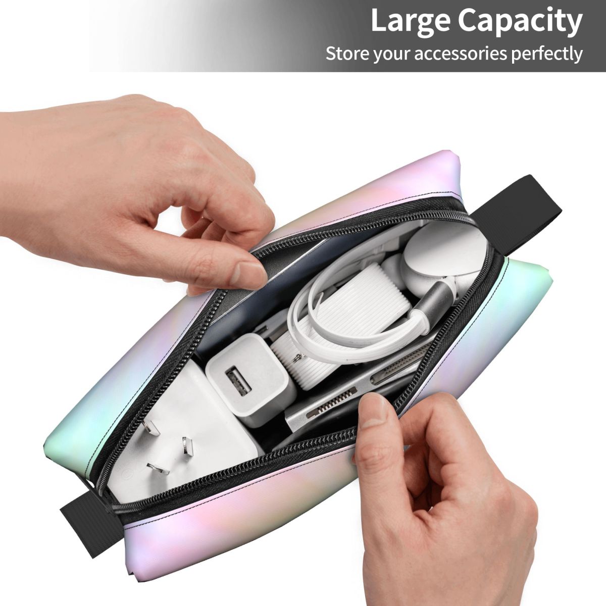 타이 다이 파스텔 벽지 무늬 메이크업 가방 화장품 정리 - Beauty Makeup Wallpaper 리뷰 및 가격