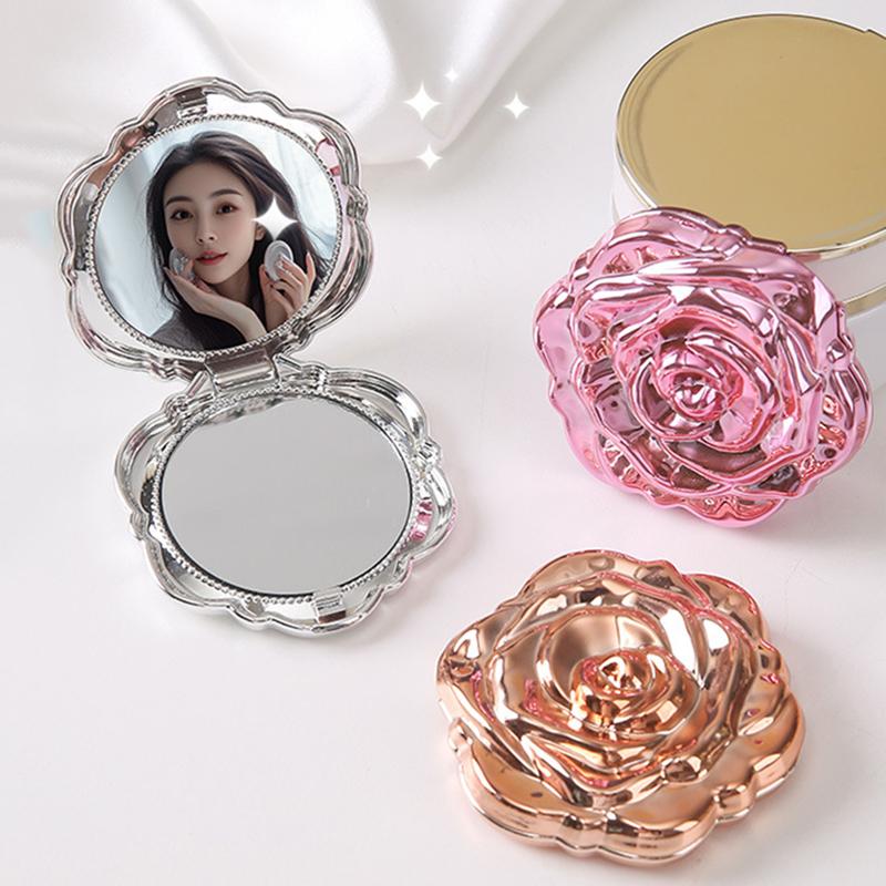 휴대용 미니 거울 레트로 장미꽃 작은 포켓 메이크업 거 - Beauty Rose Makeup 리뷰 및 가격