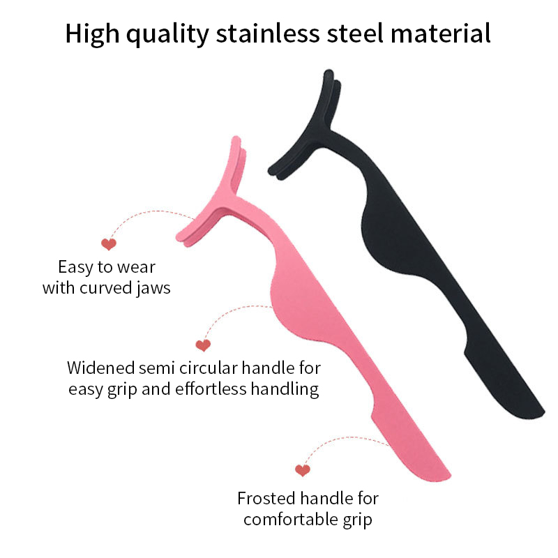 2pcs 가짜 속눈썹 족집게 전문 메이크업 도구 가짜  - Beauty Makeup Tools Use 리뷰 및 가격