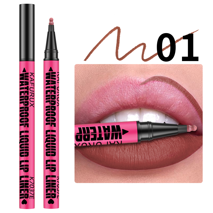 1PC 리퀴드 Matte12 컬러 립라이너 펜슬 방수  - Lip Liner Pencil 리뷰 및 가격