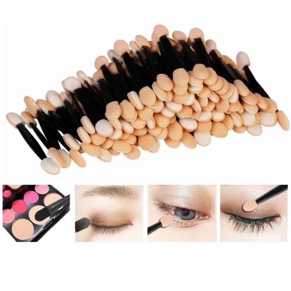 휴대용 일회용 양면 아이섀도우 스펀지 스틱 듀얼 헤드  - Beauty Makeup Eyeshadow 리뷰 및 가격