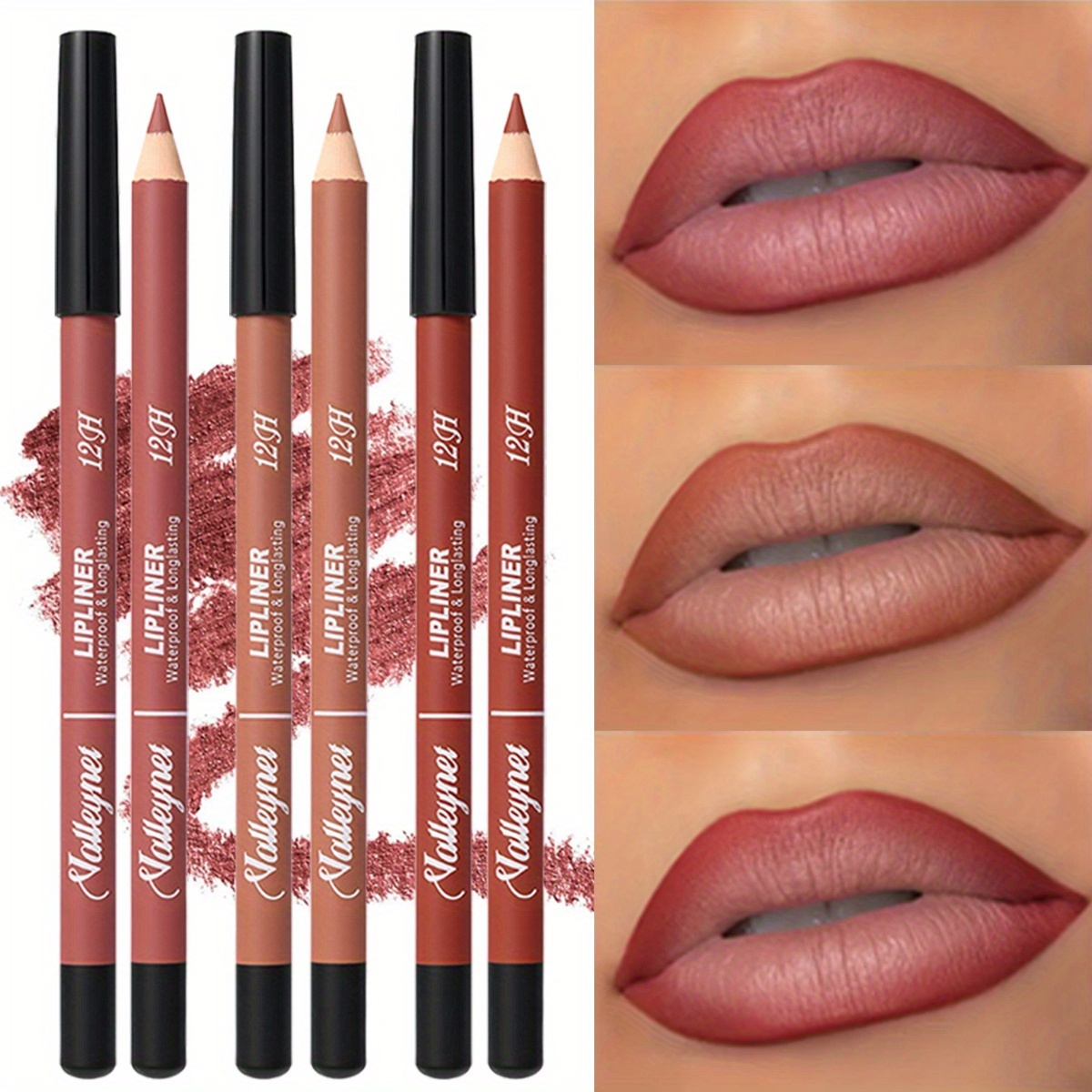 3가지 색상 매트 립 라이너 펜슬 방수 및 오래 지속되 - Lip Liner Pencil 리뷰 및 가격