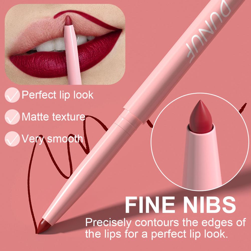 6컬러 벨벳 매트 립 라이너 펜슬 세트, 쉽게 발색되는 - Lip Liner Pencil 리뷰 및 가격