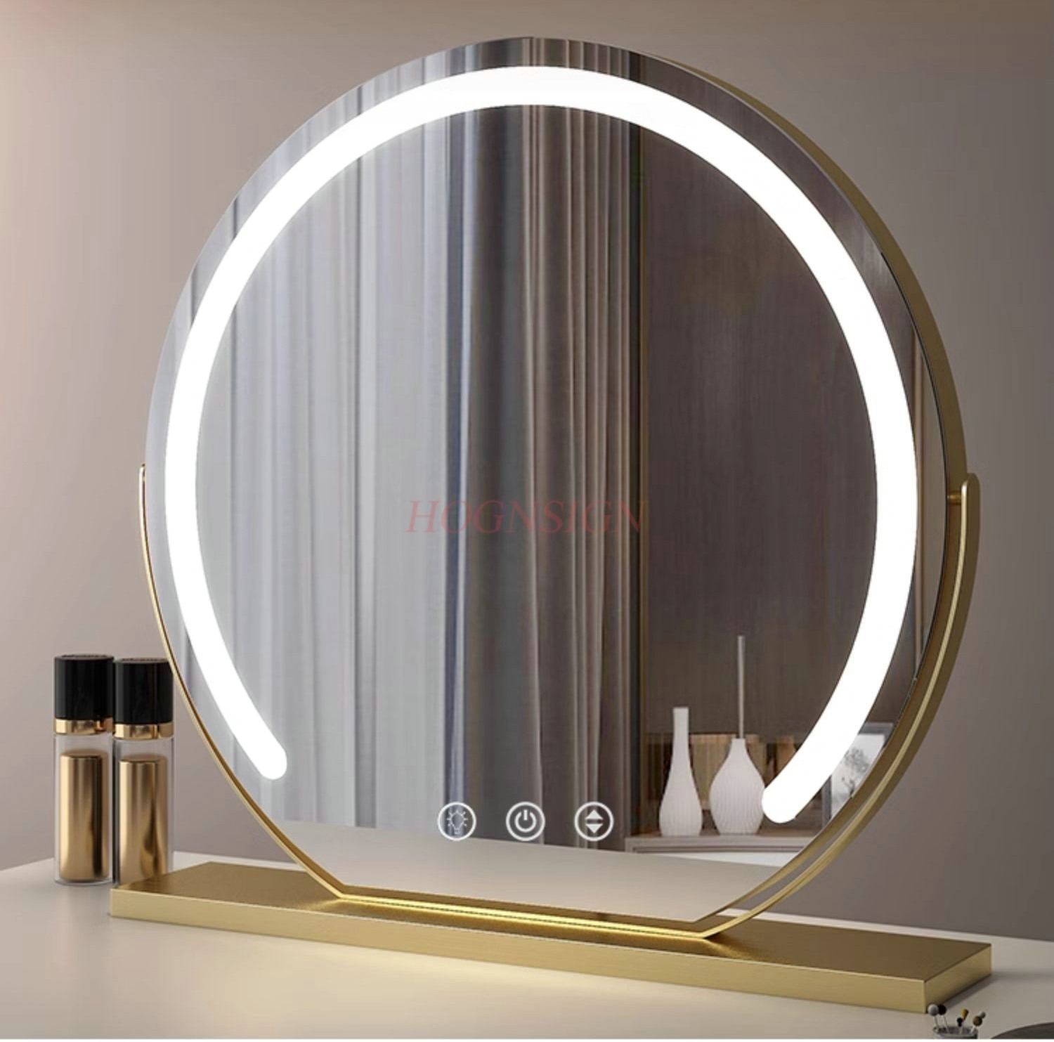 LED 조명 화장 거울, 데스크탑 지능형 화장 거울,  - Makeup Master Beauty Salon 리뷰 및 가격