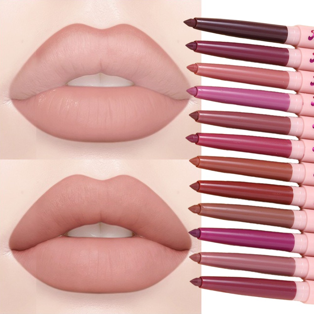 오래 지속되는 방수 매트 누드 립 라이너 립스틱 펜 고 - Lip Liner Pencil 리뷰 및 가격